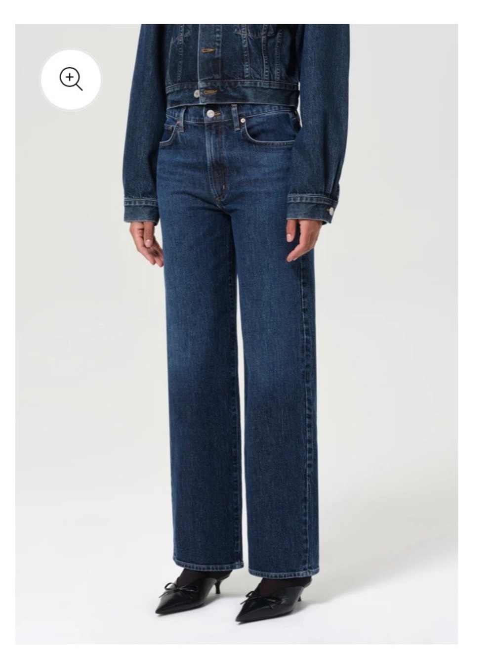 Women's High-Rise Straight-Leg Jeans in Dark Blue
HARPER STRAIGHT JEAN (STRETCH)
